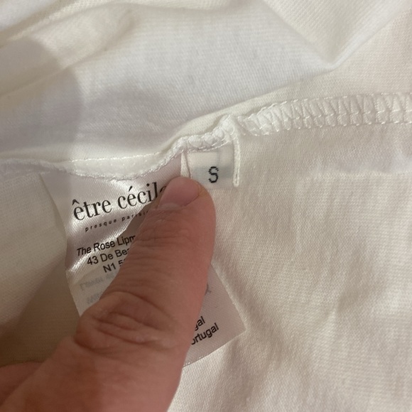 ETRE CECILE PRESQUE PARISIENNE | Size S | white oversized graphic tshirt - Picture 9 of 11